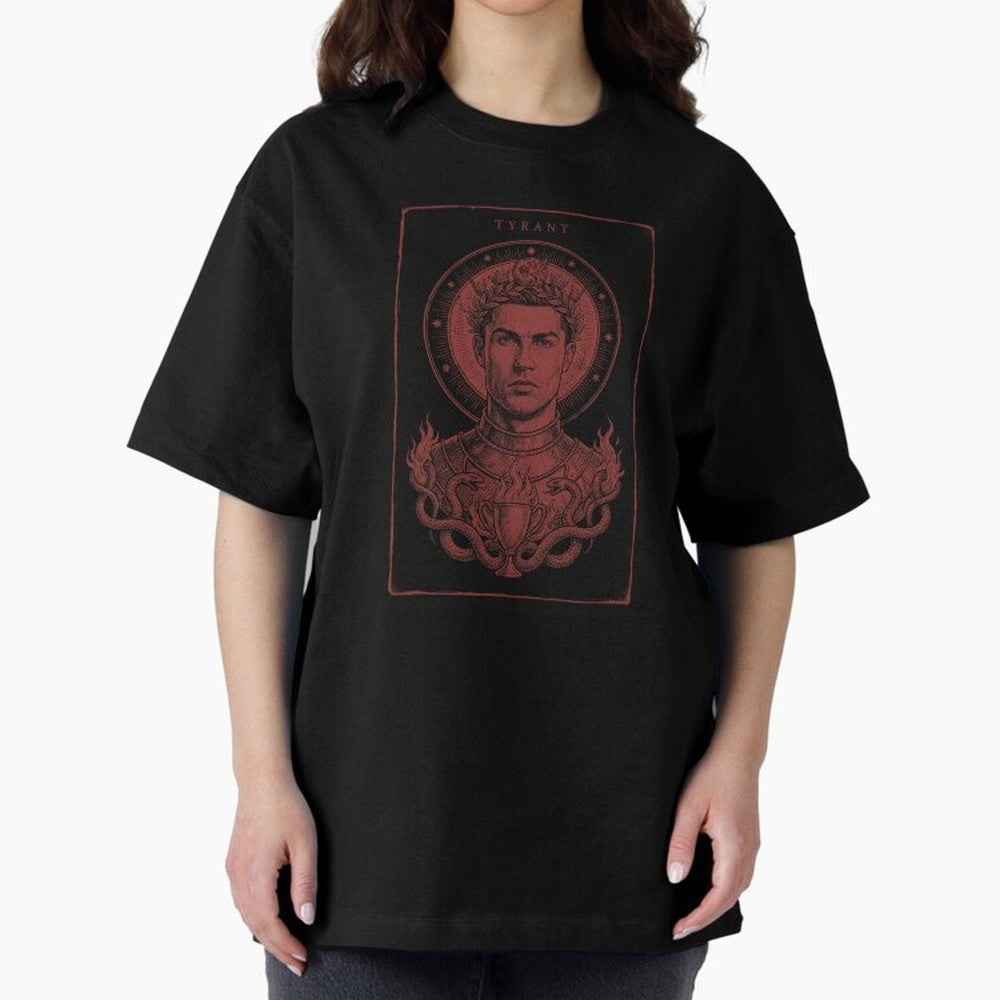 Ronaldo ¡ª The Relentless Ascendant Oversized T-Shirt Bring Global Tournament Vibes to FIFA World Cup 2026 USA Canada Mexico Filled with Messi, Neymar and Mbappe, Spain Energy, Vintage Soccer Flavor, Modern Football Stars, National Flags and Final