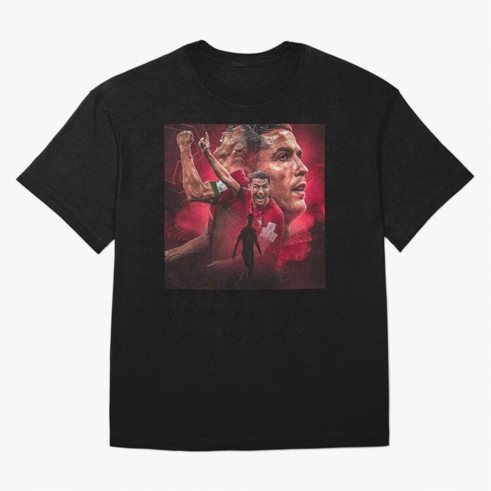 Cristiano Ronaldo - CR 7 Celebration Oversized T-Shirt Get Ready for the FIFA World Cup 2026 Journey through Mbappe and Neymar Highlights, Brazil, Portugal and Argentina Pride, Football History, Final Match Energy, Crowd Noise and Once in a