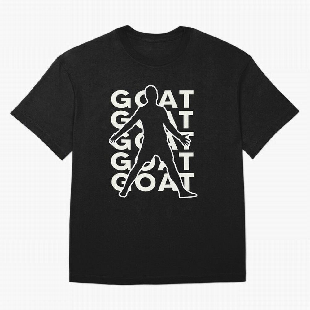 Cristiano Ronaldo the goat CR7 Oversized T-Shirt Celebrate Every Goal in FIFA World Cup 2026 USA Canada Mexico Spirit, Connected to France, Messi, Tournament Hype, Historic Matchups, Family Viewing Parties and Global Sports Pride; Made for