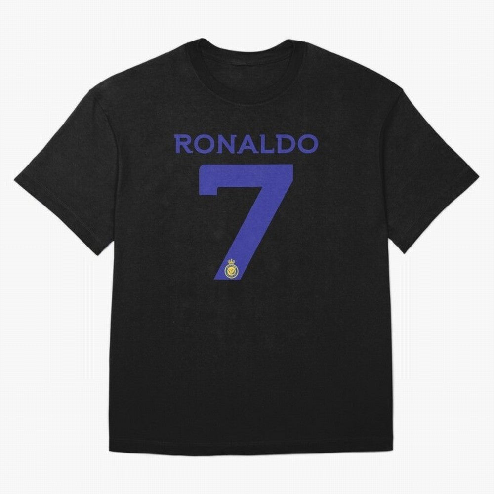 Ronaldo 7 Al-Nassr Football Club - Oversized T-Shirt Step into the FIFA World Cup 2026 Group Stage Journey through CR7 Highlights, England Pride, Championship Spirit, Famous Goals, Roaring Crowds and International Football Unity; Ideal for Fans Who