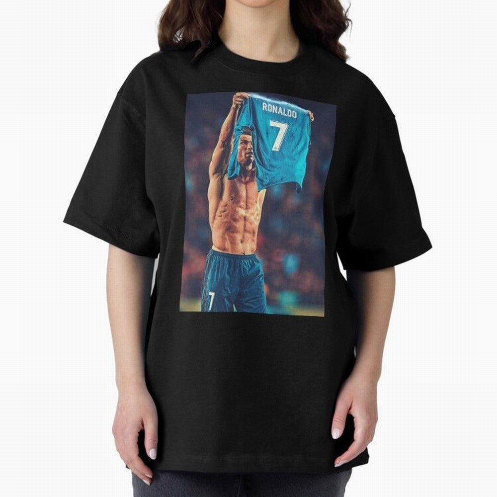 Cristiano Ronaldo Siu Goat,Ronaldo Gifts, Ronaldo Best Selling , Ronaldo Top Items Oversized T-Shirt Make Game Day About FIFA World Cup 2026 for Fans of Messi and England, Bringing Fan Favorite Moments, National Team Passion, Big Match Drama and