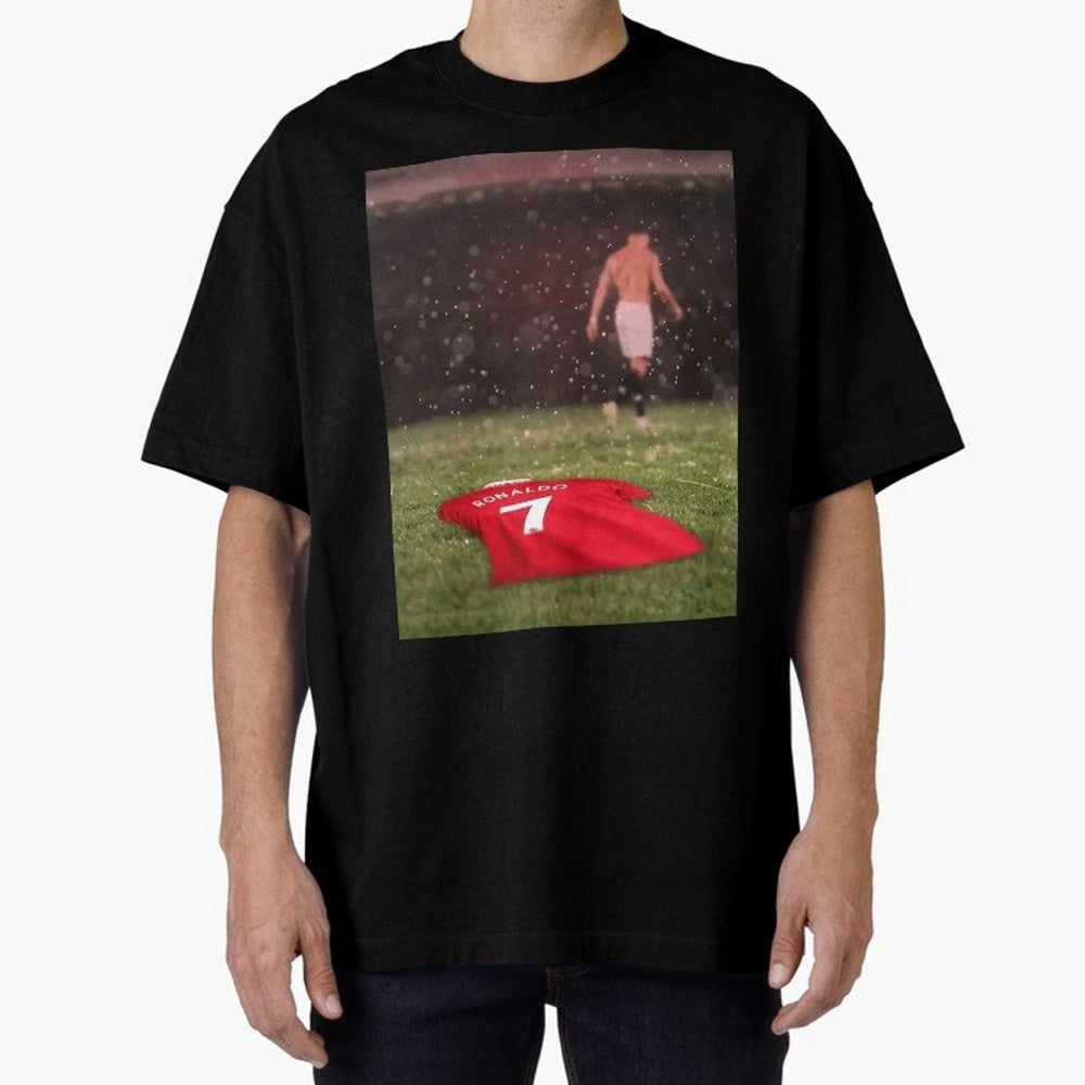 Cristiano Ronaldo Oversized T-Shirt Capture Stadium Memories from FIFA World Cup 2026 with Messi, Portugal Energy, Worldwide Fan Energy, Dramatic Goals, Stadium Lights and Championship Celebrations; Created for Match Day Parties, Soccer Gifts, Fan