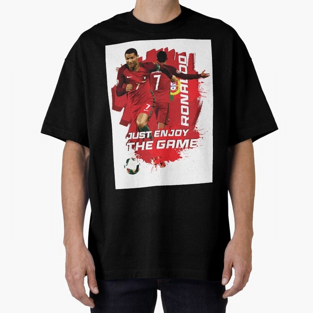 Cristiano Ronaldo Oversized T-Shirt Support Iconic Players in the FIFA World Cup 2026 Group Stage Journey through CR7 and Messi Highlights, Brazil, Portugal and Argentina Pride, Football History, Final Match Energy, Crowd Noise and Once in a