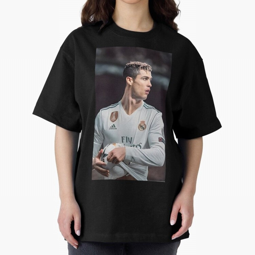 Cr7 Oversized T-Shirt Feel the Trophy Chase of Match Day Hype around FIFA World Cup 2026 Group Stage, Haaland, France, Football History, Final Match Energy, Crowd Noise and Once in a Lifetime Moments; Great for Watch Parties, Sports Bars, Family
