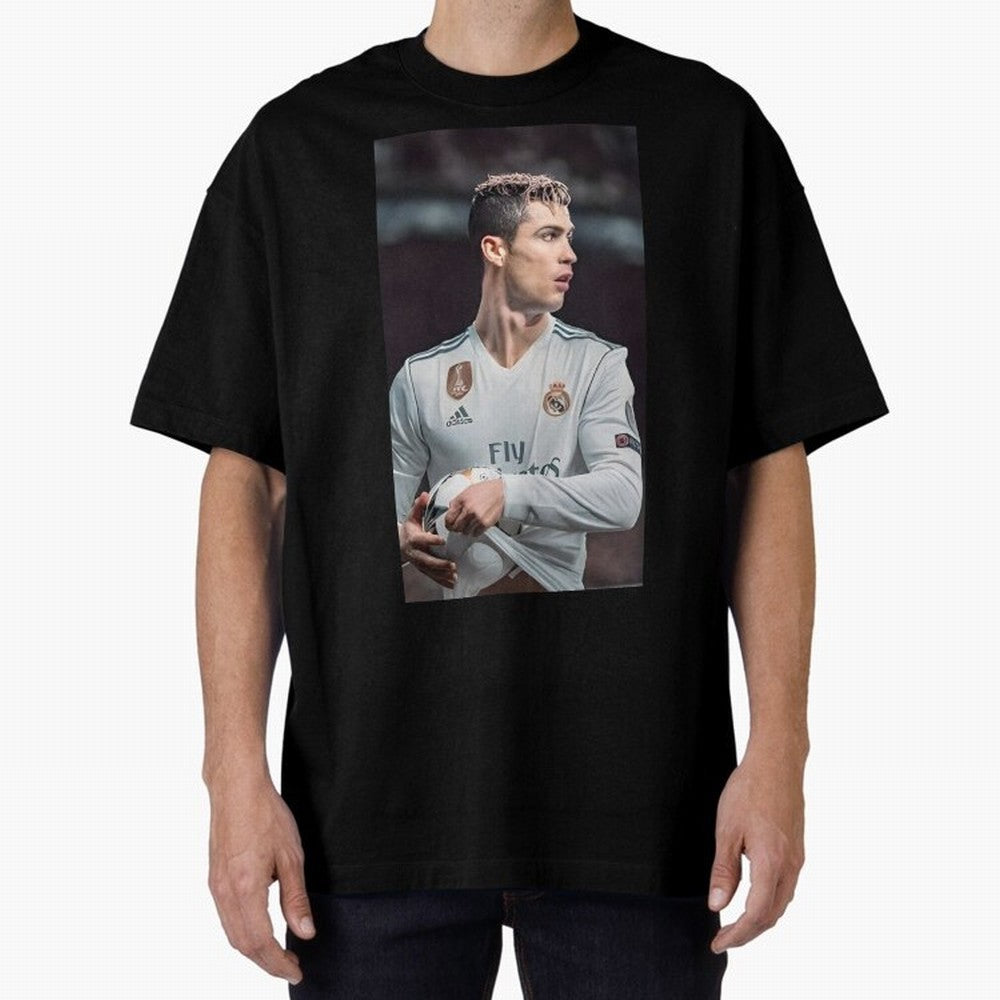 Cr7 Oversized T-Shirt Feel the Trophy Chase of Match Day Hype around FIFA World Cup 2026 Group Stage, Haaland, France, Football History, Final Match Energy, Crowd Noise and Once in a Lifetime Moments; Great for Watch Parties, Sports Bars, Family