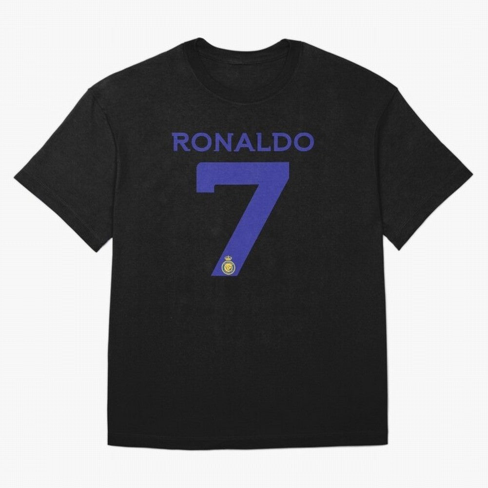 Ronaldo 7 Al-Nassr Football Club - Oversized T-Shirt Bring Global Tournament Vibes to Global Football Passion for FIFA World Cup 2026, Made for CR7, Brazil, Supporter Pride, Iconic Celebrations, Legendary Names and Global Match Day Energy; Ideal