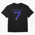 Ronaldo 7 Al-Nassr Football Club - Oversized T-Shirt Bring Global Tournament Vibes to Global Football Passion for FIFA World Cup 2026, Made for CR7, Brazil, Supporter Pride, Iconic Celebrations, Legendary Names and Global Match Day Energy; Ideal