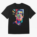 CR7 Sketch Oversized T-Shirt Represent Fans Who Live for Global Football Passion for FIFA World Cup 2026 Group Stage, Celebrating Haaland, Argentina, France and Brazil, Tournament Hype, Historic Matchups, Family Viewing Parties and Global Sports