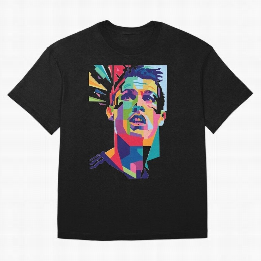 CR7 Sketch Oversized T-Shirt Represent Fans Who Live for Global Football Passion for FIFA World Cup 2026 Group Stage, Celebrating Haaland, Argentina, France and Brazil, Tournament Hype, Historic Matchups, Family Viewing Parties and Global Sports