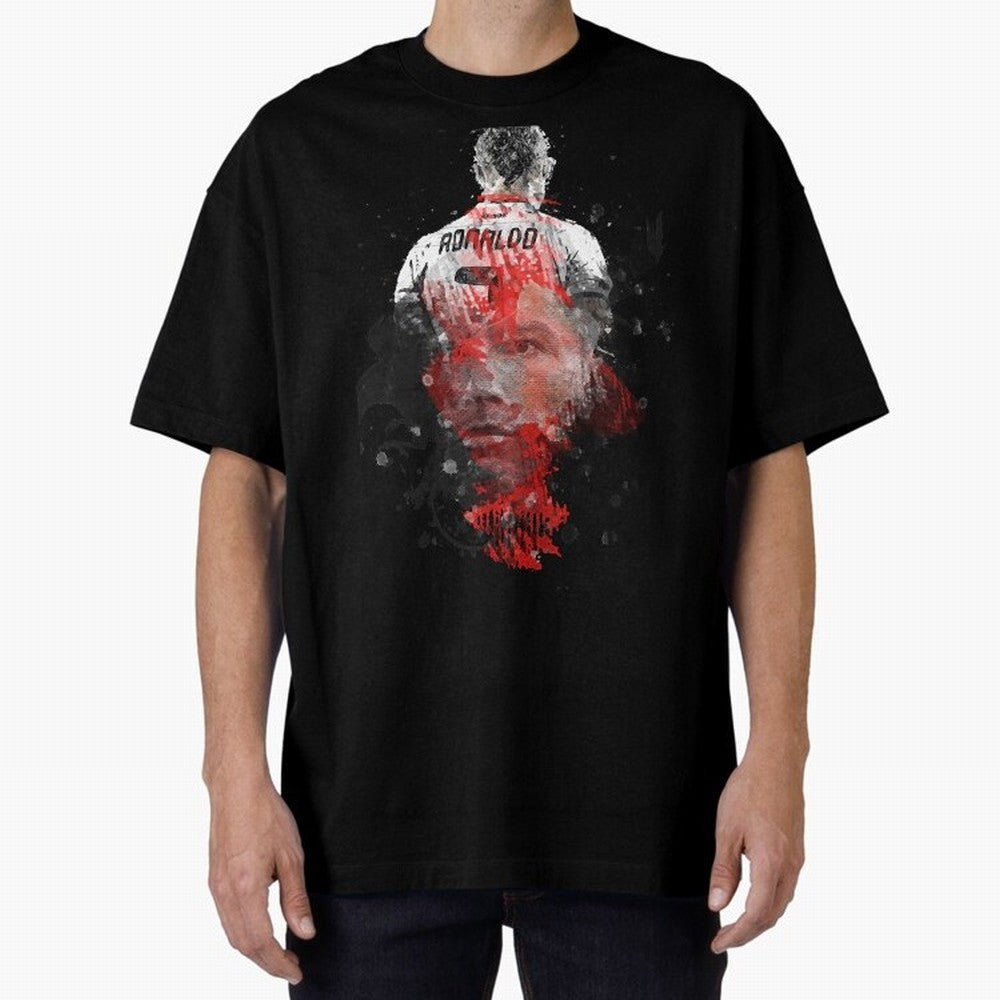 cristiano ronaldo Oversized T-Shirt Enjoy the Biggest Football Party of FIFA World Cup 2026 Spirit, Featuring France, Messi, Neymar and Mbappe, Worldwide Fan Energy, Dramatic Goals, Stadium Lights and Championship Celebrations; Ideal for Fans Who