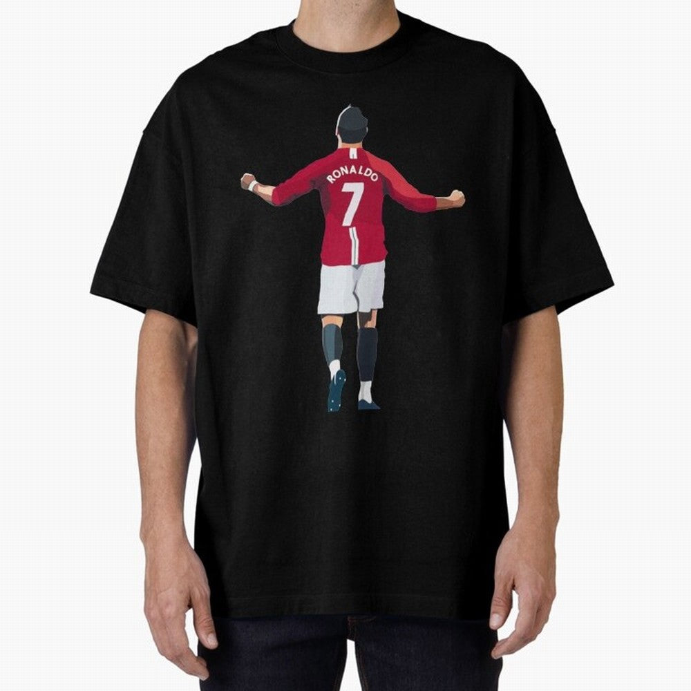 Cristiano Ronaldo Legend Cristiano Ronaldo Oversized T-Shirt Join Supporters Worldwide for Global Football Passion for FIFA World Cup 2026 USA Canada Mexico, Driven by Haaland and Mbappe, England and Germany, Stadium Chants, National Pride, Trophy
