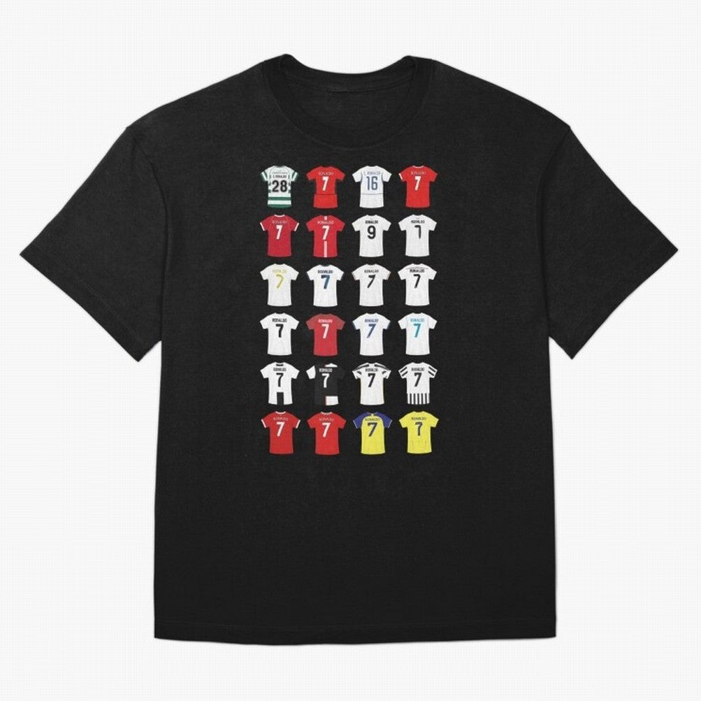 Cristiano Ronaldo Football Oversized T-Shirt Bring Retro Soccer Energy to FIFA World Cup 2026 with Neymar, England Energy, Fan Favorite Moments, National Team Passion, Big Match Drama and Soccer History; Built for Supporters Chasing Trophy Dreams,