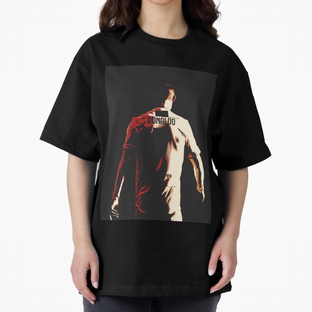 Cristiano Ronaldo Cristiano Ronaldo Juventus Oversized T-Shirt Turn Football Passion into Global Football Passion for FIFA World Cup 2026 Group Stage, Inspired by Mbappe and Neymar, Netherlands, Stadium Chants, National Pride, Trophy Dreams and