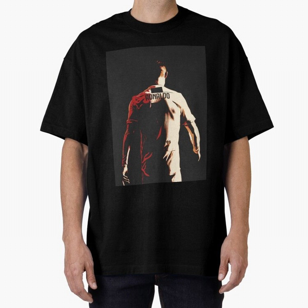 Cristiano Ronaldo Cristiano Ronaldo Juventus Oversized T-Shirt Turn Football Passion into Global Football Passion for FIFA World Cup 2026 Group Stage, Inspired by Mbappe and Neymar, Netherlands, Stadium Chants, National Pride, Trophy Dreams and