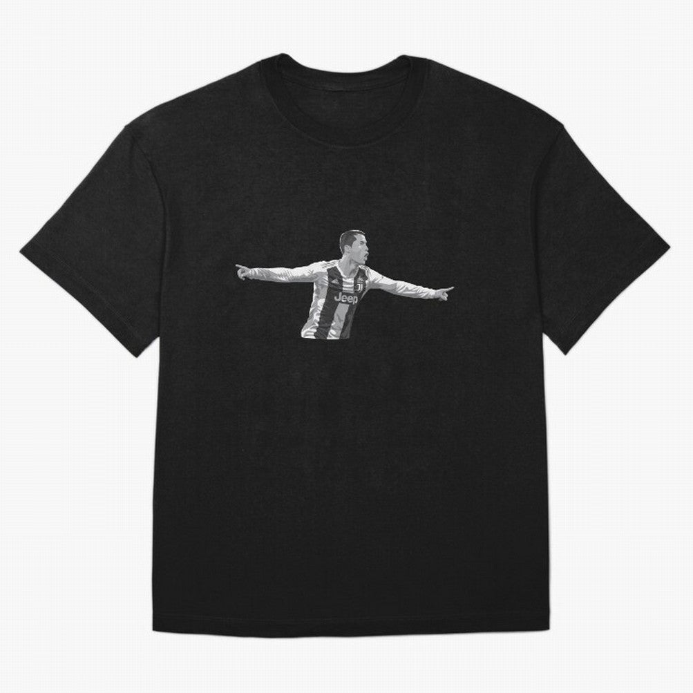 Cristiano Ronaldo Oversized T-Shirt Follow the Final Road of FIFA World Cup 2026 Group Stage Driven by Messi and Cristiano Ronaldo, England, France and Netherlands Energy, Worldwide Fan Energy, Dramatic Goals, Stadium Lights and Championship