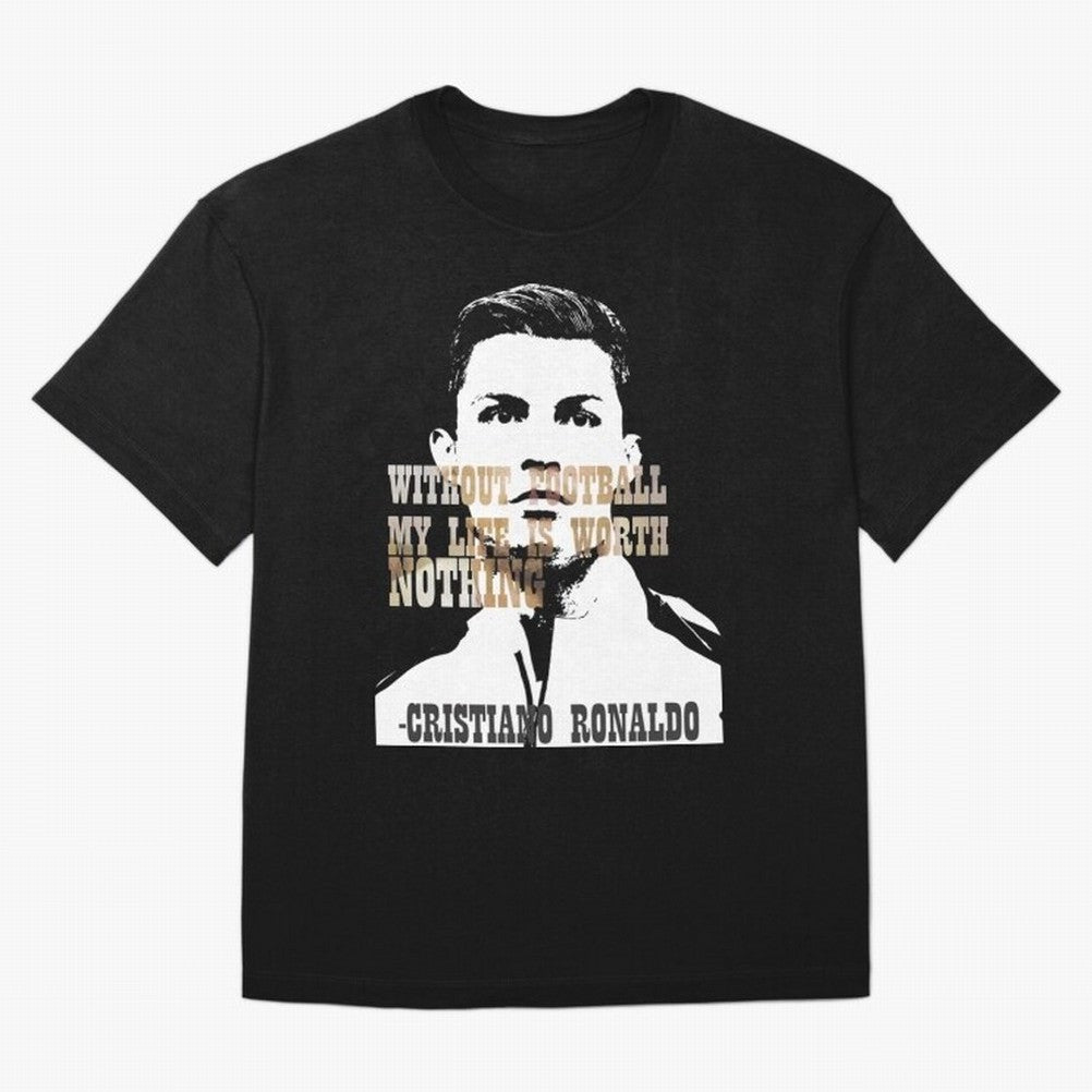 Cristiano Ronaldo cristiano ronaldo quote Oversized T-Shirt Create the FIFA World Cup 2026 Group Stage Journey through Haaland Highlights, Brazil Pride, Champion Mindset, Group Stage Buzz, Knockout Tension and Passionate Fan Culture; Great for