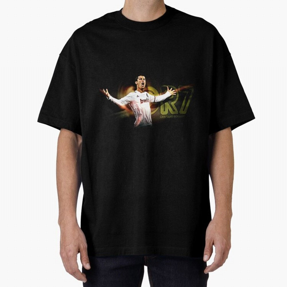 cristiano ronaldo 887 Oversized T-Shirt Support Your Favorite Stars during the FIFA World Cup 2026 Group Stage Journey through CR7 Highlights, France and Portugal Pride, Championship Spirit, Famous Goals, Roaring Crowds and International Football