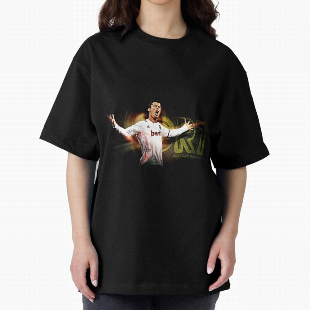 cristiano ronaldo 887 Oversized T-Shirt Support Your Favorite Stars during the FIFA World Cup 2026 Group Stage Journey through CR7 Highlights, France and Portugal Pride, Championship Spirit, Famous Goals, Roaring Crowds and International Football