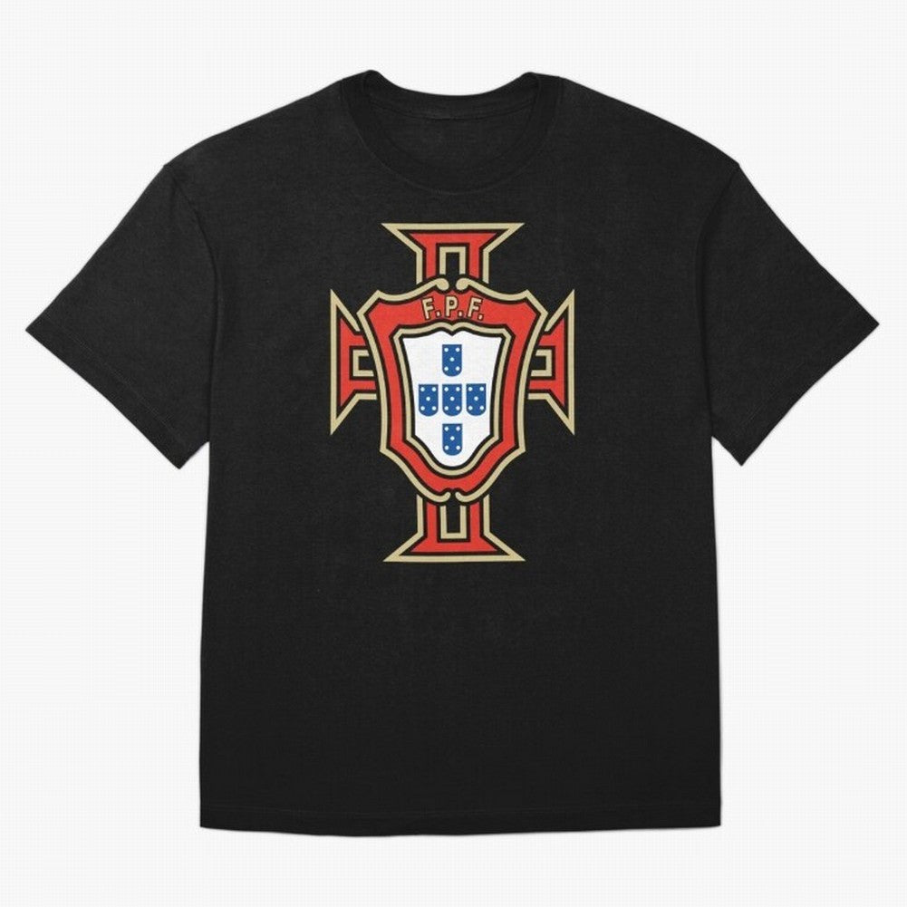 Portugal Soccer Logo Oversized T-Shirt Show Championship Spirit for FIFA World Cup 2026 Group Stage Featuring Mbappe, France Energy, Worldwide Fan Energy, Dramatic Goals, Stadium Lights and Championship Celebrations; Ideal for Fans Who Follow