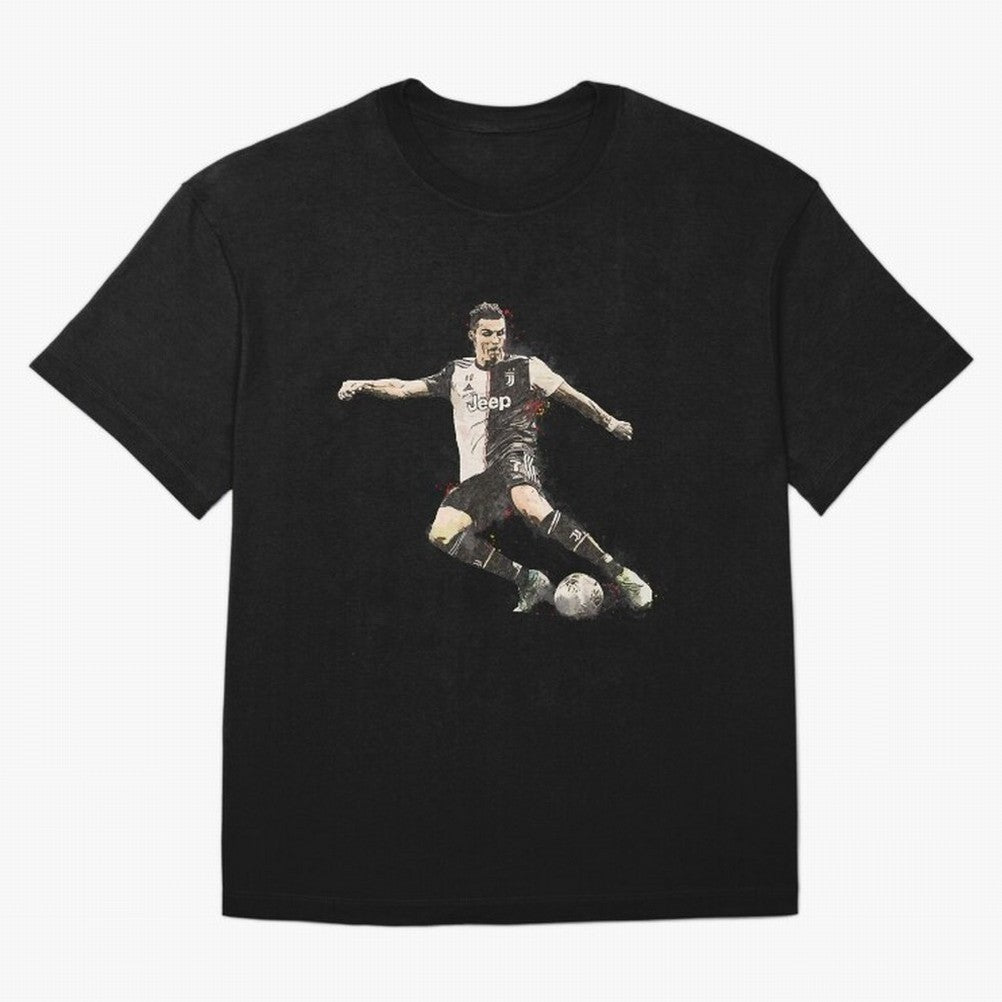 Cristiano Ronaldo Oversized T-Shirt Support the Legends of the FIFA World Cup 2026 USA Canada Mexico Journey through Neymar Highlights, Spain Pride, Vintage Soccer Flavor, Modern Football Stars, National Flags and Final Night Emotion; Great for