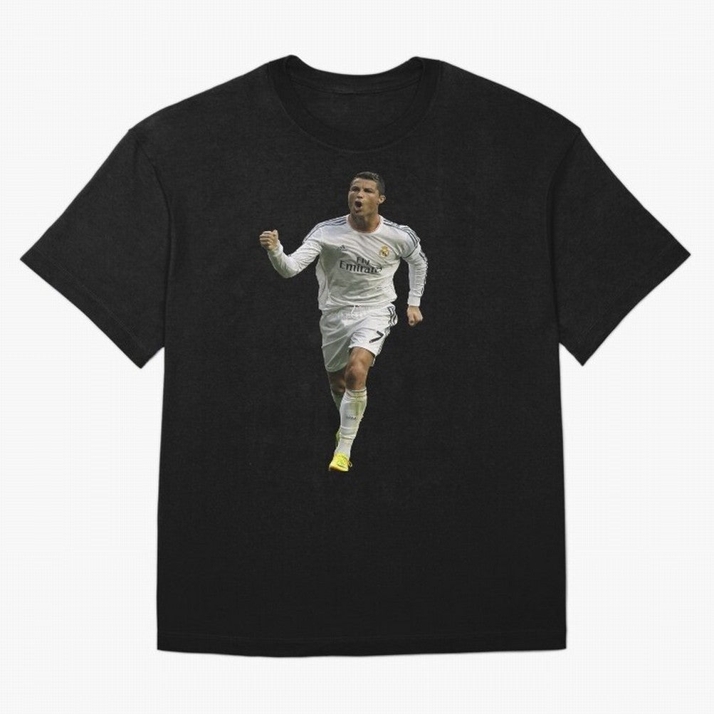 Cristiano Cool Sticker Oversized T-Shirt Fuel the Hype around the FIFA World Cup 2026 Journey through Haaland Highlights, England Pride, Sports Nostalgia, International Competition, Famous Players and Unforgettable Victories; Built for Supporters