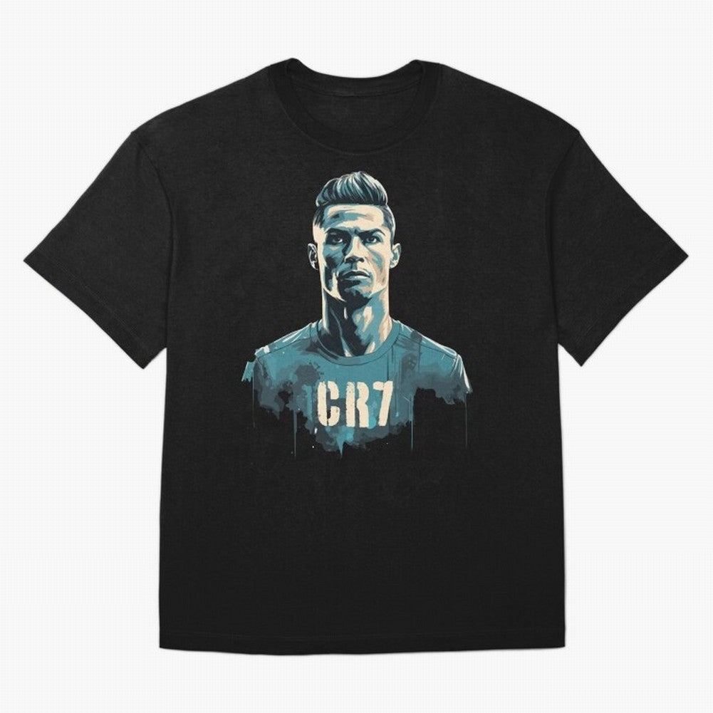 CR7 Oversized T-Shirt Celebrate the Road through FIFA World Cup 2026 Spirit, Centered on England and Germany, Mbappe and Neymar, Football Festival Excitement, Trophy Ambitions, Country Rivalries and Star Player Buzz; Made for Collectors Who Enjoy