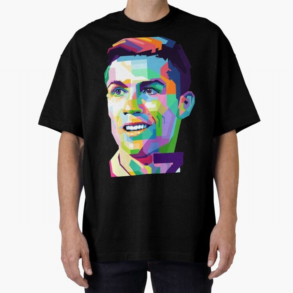 Cristiano Ronaldo CRISTIANO RONALDO 7 Oversized T-Shirt Fuel Global Football Passion for FIFA World Cup 2026 USA Canada Mexico, Centered on Messi and Cristiano Ronaldo, Portugal, Championship Spirit, Famous Goals, Roaring Crowds and International