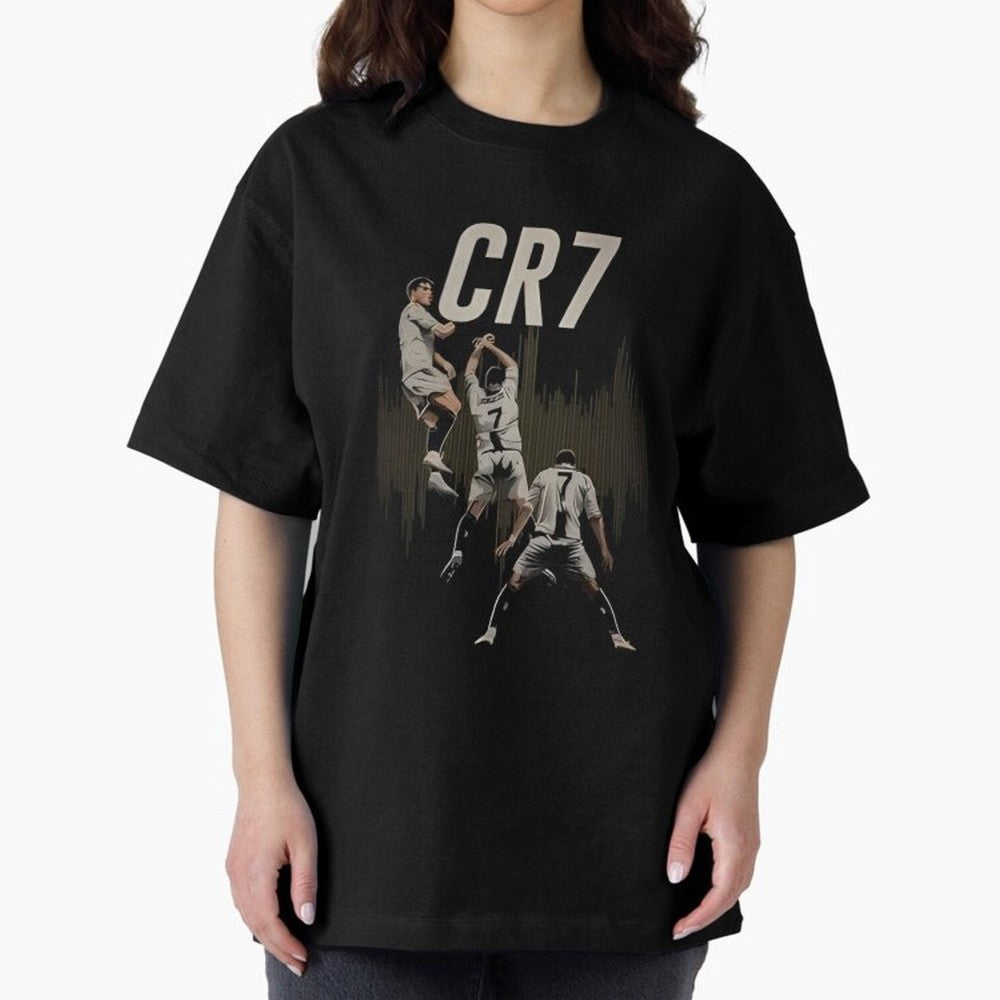 Cr7 Oversized T-Shirt Honor Champions and Dreams in FIFA World Cup 2026 Group Stage Connected to Mbappe and Neymar, Brazil, Portugal and Argentina Energy, Football Passion, Legendary Performances, Festival Vibes and Supporter Community; Made for