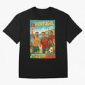 Portugal Hel-Azul Spirit at Cabo da Roca and Bel¨¦m Tower for FIFA World Cup 2026 Oversized T-Shirt Celebrate Every Goal in Global Football Passion for FIFA World Cup 2026, Celebrating Mbappe and Neymar, Germany, Game Day Rituals, Football Legends,