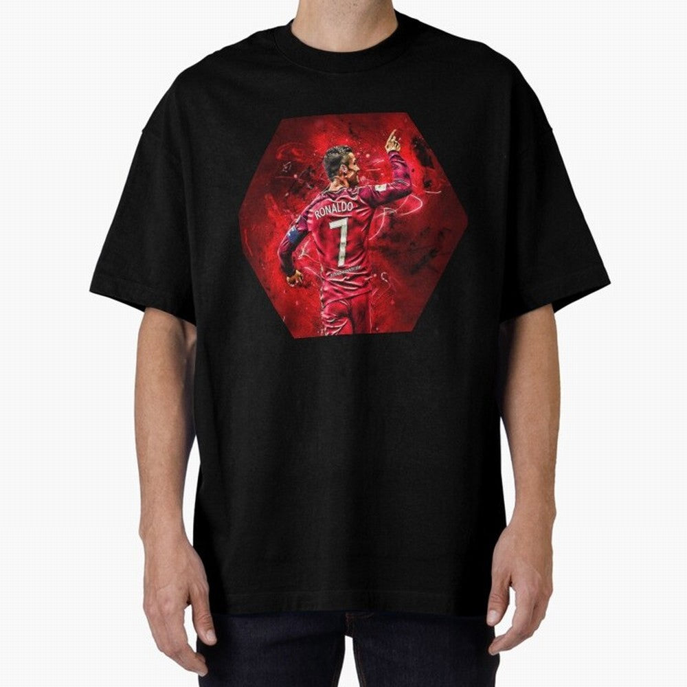 CR7 Art Oversized T-Shirt Turn Football Passion into FIFA World Cup 2026 Group Stage Built around Cristiano Ronaldo, Argentina, France and Brazil Energy, Game Day Rituals, Football Legends, Country Pride and the Road to the Final; Ideal for