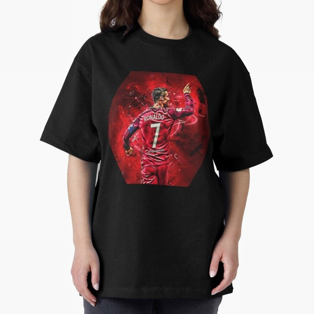 CR7 Art Oversized T-Shirt Turn Football Passion into FIFA World Cup 2026 Group Stage Built around Cristiano Ronaldo, Argentina, France and Brazil Energy, Game Day Rituals, Football Legends, Country Pride and the Road to the Final; Ideal for