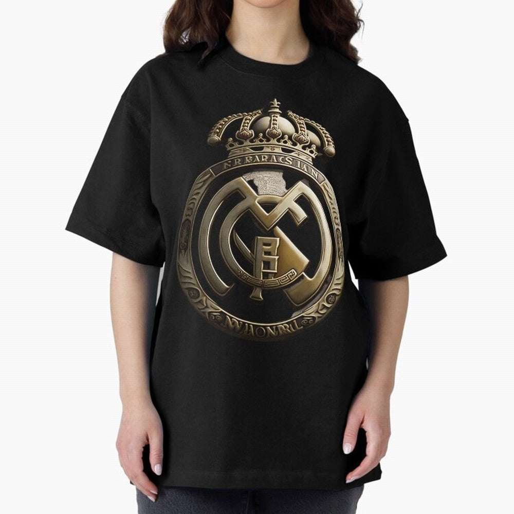 Madrid Oversized T-Shirt Share Match Day Hype around FIFA World Cup 2026, CR7, Portugal, Vintage Soccer Flavor, Modern Football Stars, National Flags and Final Night Emotion; Ideal for Fans Who Follow Messi, Cristiano Ronaldo, CR7, Mbappe, Neymar