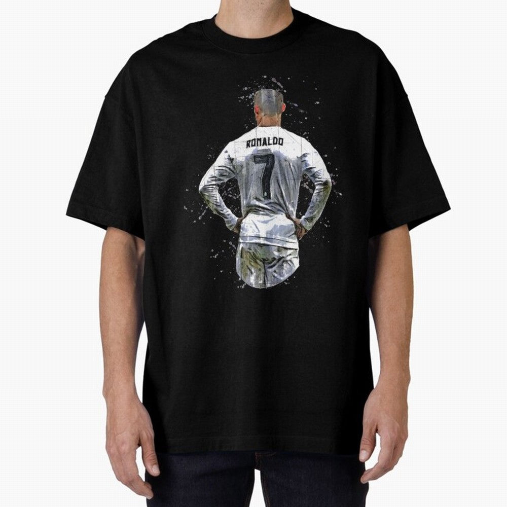Cristiano Ronaldo Cristiano Ronaldo cr7 Oversized T-Shirt Make Your Look Match Match Day Hype around FIFA World Cup 2026 USA Canada Mexico, Haaland, Brazil, Portugal and Argentina, Classic Soccer Heritage, Championship Pressure, Fan Loyalty and