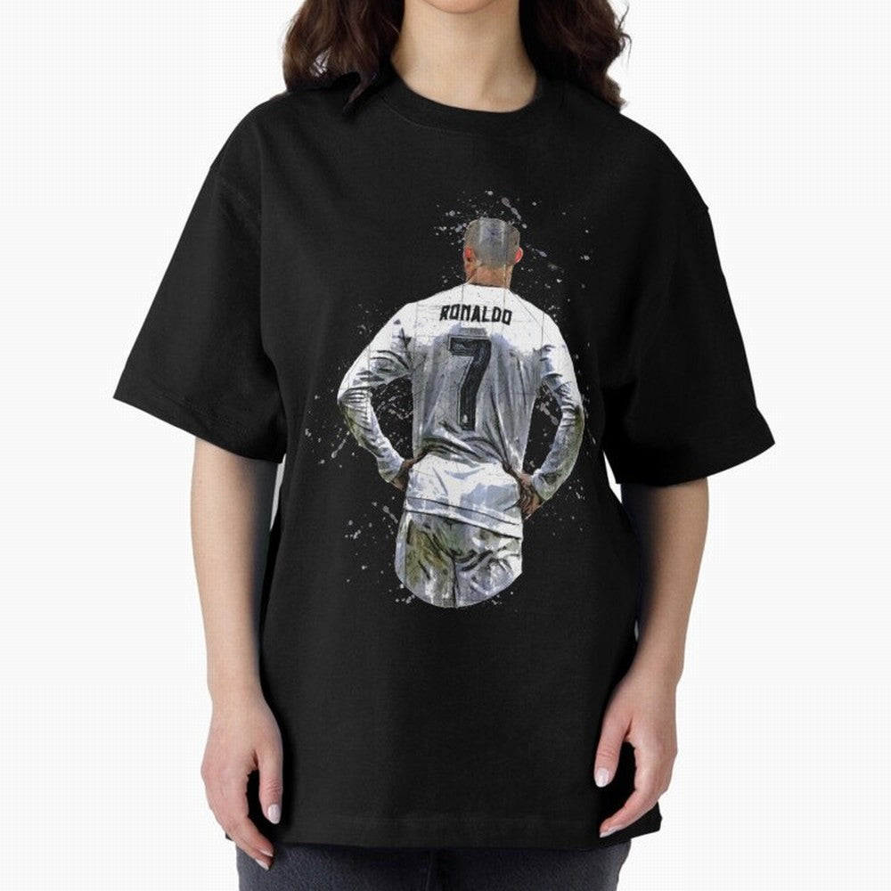 Cristiano Ronaldo Cristiano Ronaldo cr7 Oversized T-Shirt Make Your Look Match Match Day Hype around FIFA World Cup 2026 USA Canada Mexico, Haaland, Brazil, Portugal and Argentina, Classic Soccer Heritage, Championship Pressure, Fan Loyalty and