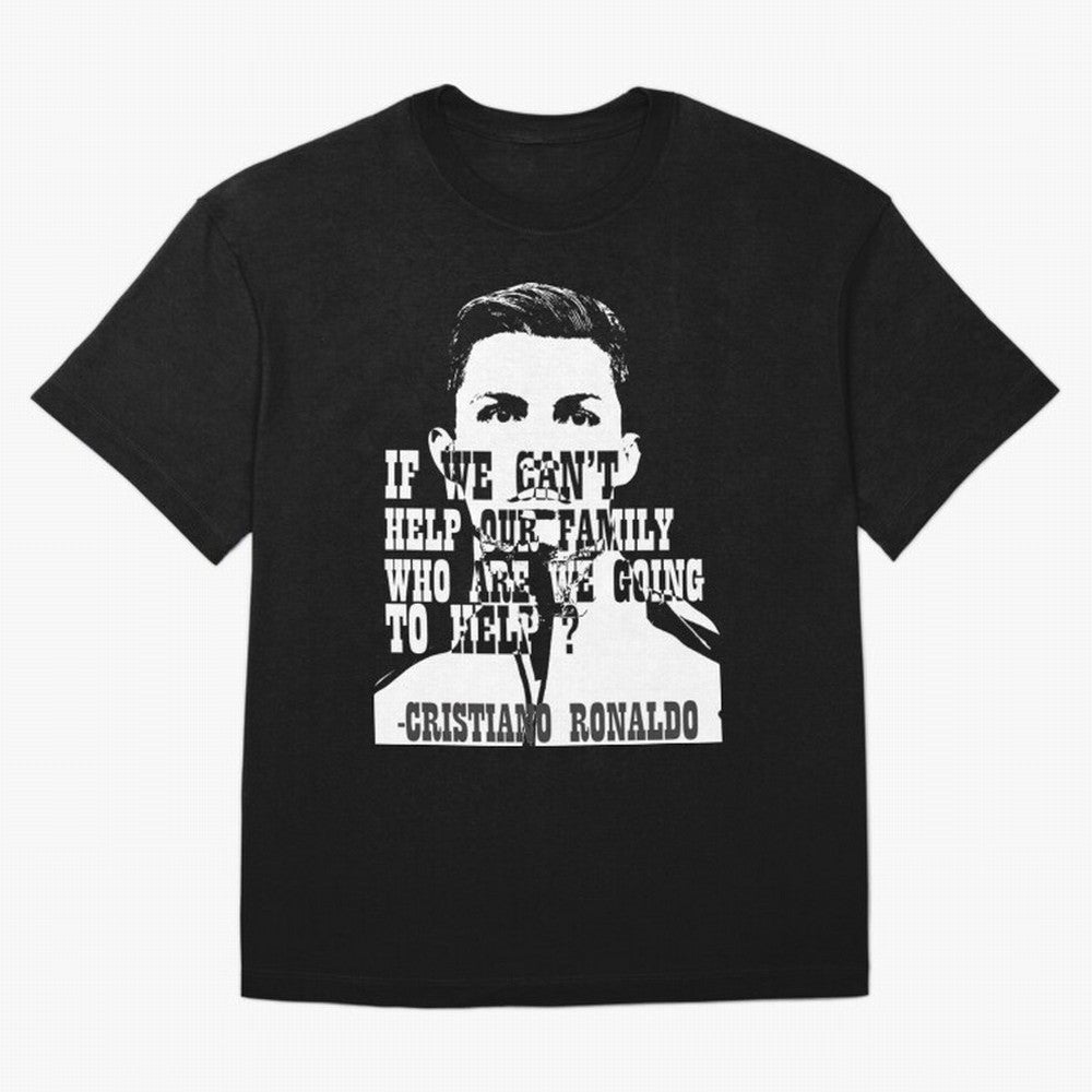 Cristiano Ronaldo cristiano ronaldo quotes Oversized T-Shirt Stand Out with Spirit from Match Day Hype around FIFA World Cup 2026 Group Stage, Messi, CR7 and Mbappe, England, Match Day Excitement, Supporter Culture, Golden Goals and Global Football