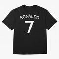 Ronaldo Oversized T-Shirt Show Match Day Excitement for the FIFA World Cup 2026 USA Canada Mexico Journey through Haaland and Mbappe Highlights, France Pride, Championship Spirit, Famous Goals, Roaring Crowds and International Football Unity;