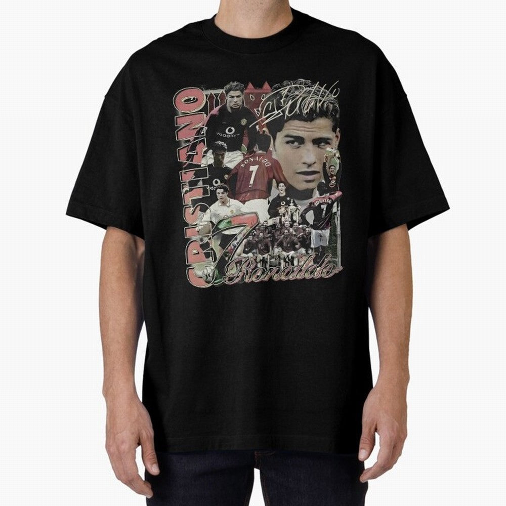 Limited Cristiano Ronaldo CR7 Vintage Oversized T-Shirt Bring Champion Energy into the FIFA World Cup 2026 Group Stage Journey through Messi, Neymar and Mbappe Highlights, France Pride, Stadium Memories, Football Loyalty, International Chants and