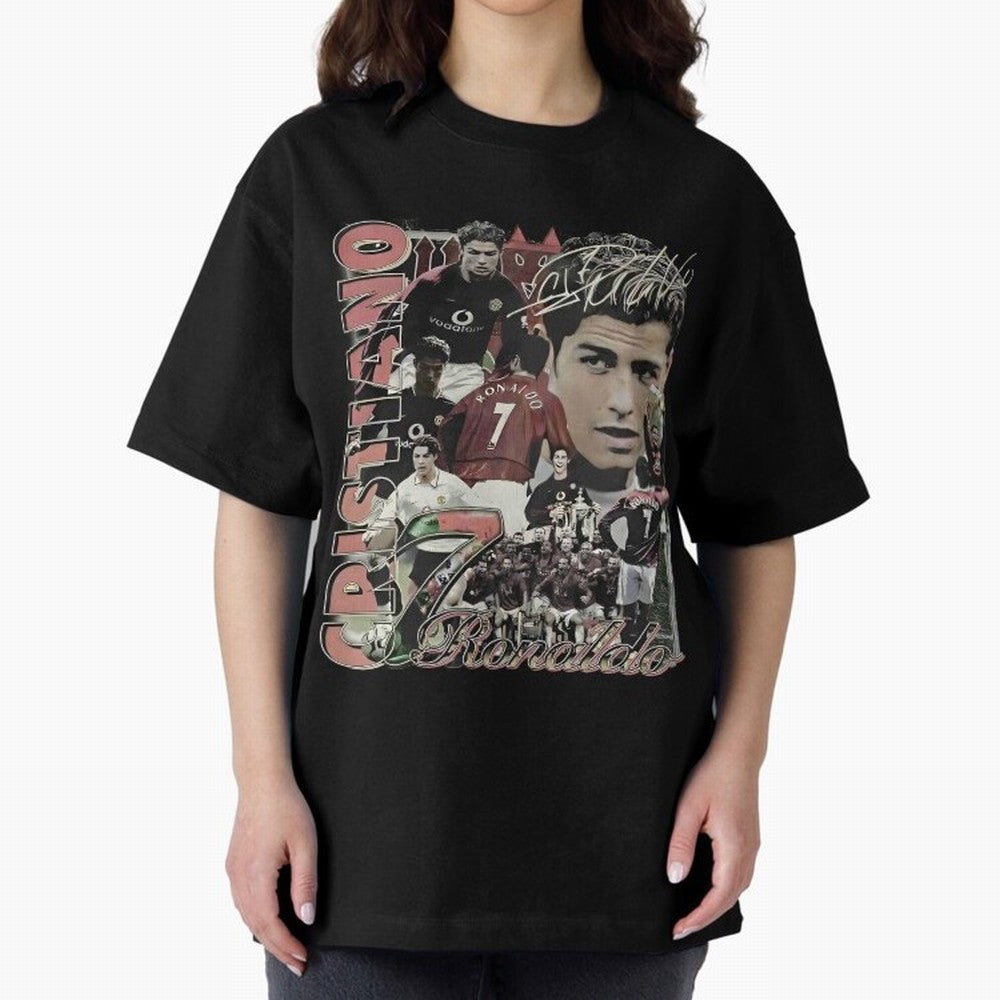 Limited Cristiano Ronaldo CR7 Vintage Oversized T-Shirt Bring Champion Energy into the FIFA World Cup 2026 Group Stage Journey through Messi, Neymar and Mbappe Highlights, France Pride, Stadium Memories, Football Loyalty, International Chants and