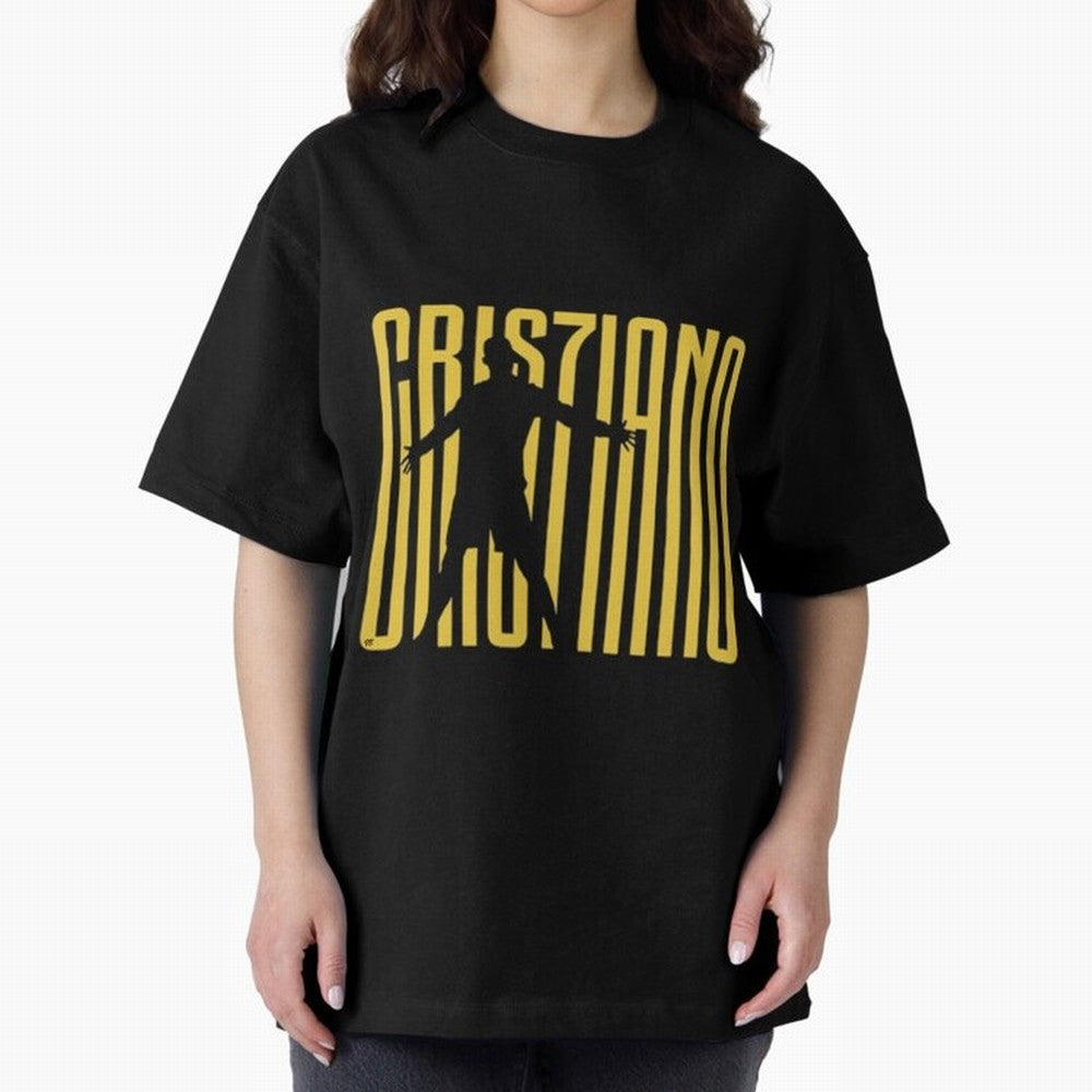 Cristiano Ronaldo Oversized T-Shirt Experience the Global Stage of Global Football Passion for FIFA World Cup 2026 USA Canada Mexico, Capturing Neymar, Haaland and Cristiano Ronaldo, Portugal, Match Day Excitement, Supporter Culture, Golden Goals