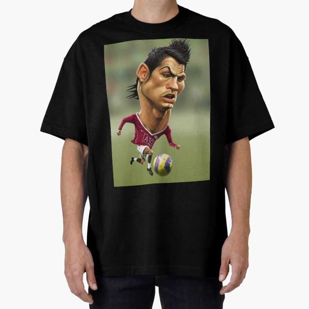 CR7 Cristiano Oversized T-Shirt Feel International Energy from FIFA World Cup 2026 USA Canada Mexico for Fans of Cristiano Ronaldo, Haaland and CR7 and Netherlands, Bringing Championship Spirit, Famous Goals, Roaring Crowds and International