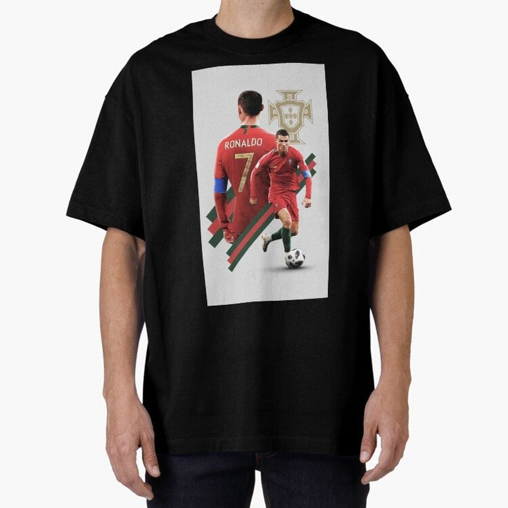 cr qatar Oversized T-Shirt Follow Every Goal of FIFA World Cup 2026 Spirit, Filled with Argentina and Brazil, Messi and Cristiano Ronaldo, Supporter Pride, Iconic Celebrations, Legendary Names and Global Match Day Energy; Built for Supporters