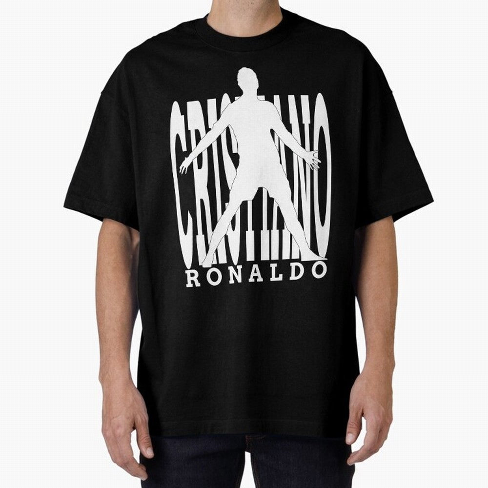 Cristiano Ronaldo - The Legend! Oversized T-Shirt Make Memories around FIFA World Cup 2026 USA Canada Mexico Connected to Messi, France Energy, Classic Soccer Heritage, Championship Pressure, Fan Loyalty and International Pride; Perfect for