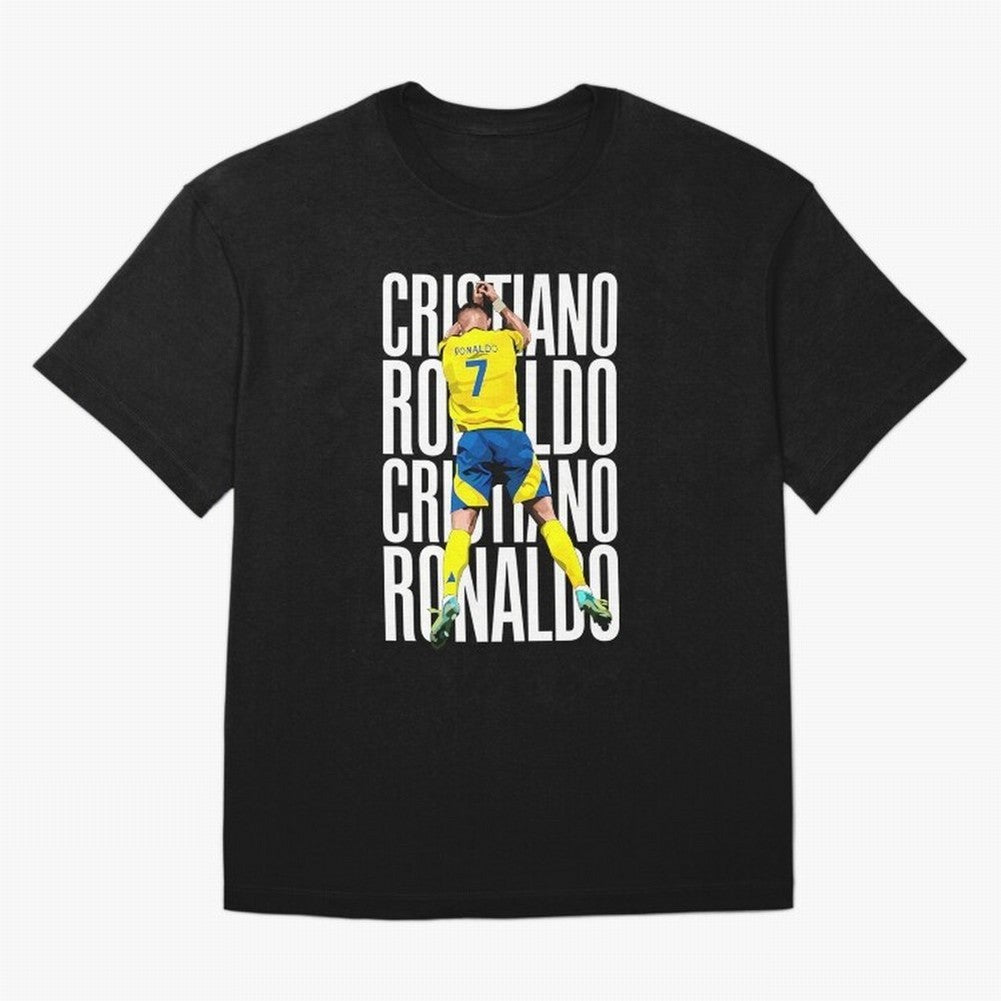 Cristiano Ronaldo Siuuuu Celebration Oversized T-Shirt Celebrate the Biggest Stage of Global Football Passion for FIFA World Cup 2026 Group Stage, Centered on CR7 and Messi, Portugal, Soccer Culture, Superstar Moments, National Team Dreams and