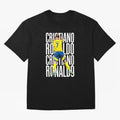 Cristiano Ronaldo Siuuuu Celebration Oversized T-Shirt Celebrate the Biggest Stage of Global Football Passion for FIFA World Cup 2026 Group Stage, Centered on CR7 and Messi, Portugal, Soccer Culture, Superstar Moments, National Team Dreams and