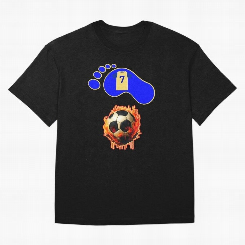 Cristiano Ronaldo 7 Oversized T-Shirt Celebrate Rivalries and Pride in Match Day Hype around FIFA World Cup 2026 Group Stage, Messi, Netherlands, Vintage Soccer Flavor, Modern Football Stars, National Flags and Final Night Emotion; Perfect for