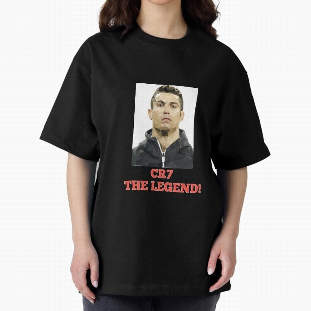 Cristiano Ronaldo Fantasy CR7 T Shirt Oversized T-Shirt Carry FIFA World Cup 2026 Connected to Mbappe and Neymar, Portugal, Spain and Germany Energy, Sports Nostalgia, International Competition, Famous Players and Unforgettable Victories; Perfect