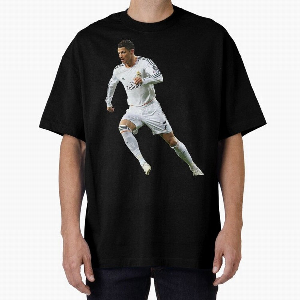 Cristiano Ronaldo Oversized T-Shirt Back the Journey through Match Day Hype around FIFA World Cup 2026 Group Stage, CR7, England, Vintage Soccer Flavor, Modern Football Stars, National Flags and Final Night Emotion; Built for Supporters Chasing