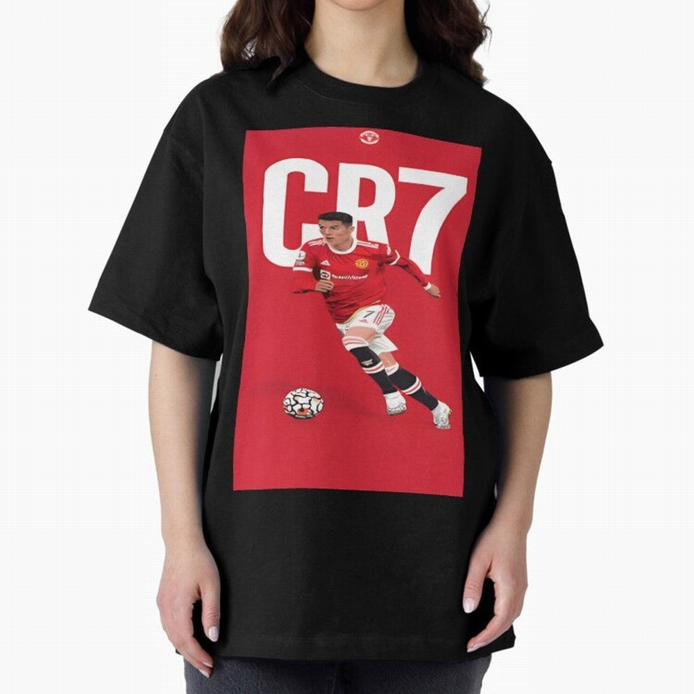 Cr7 Oversized T-Shirt Fuel Match Day Hype around FIFA World Cup 2026 Group Stage, Neymar, Haaland and Cristiano Ronaldo, Argentina, France and Brazil, Champion Mindset, Group Stage Buzz, Knockout Tension and Passionate Fan Culture; Ideal for