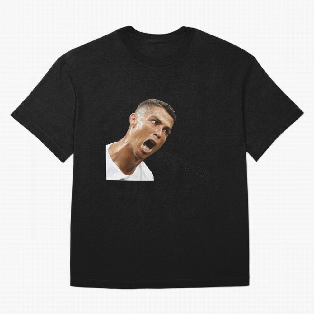 Cristiano Ronaldo Siuuu Meme Oversized T-Shirt Mark FIFA World Cup 2026 USA Canada Mexico Driven by Mbappe and Neymar, France Energy, Global Supporter Spirit, Legendary Goals, National Colors and Tournament Celebration; Ideal for Fans Who Follow