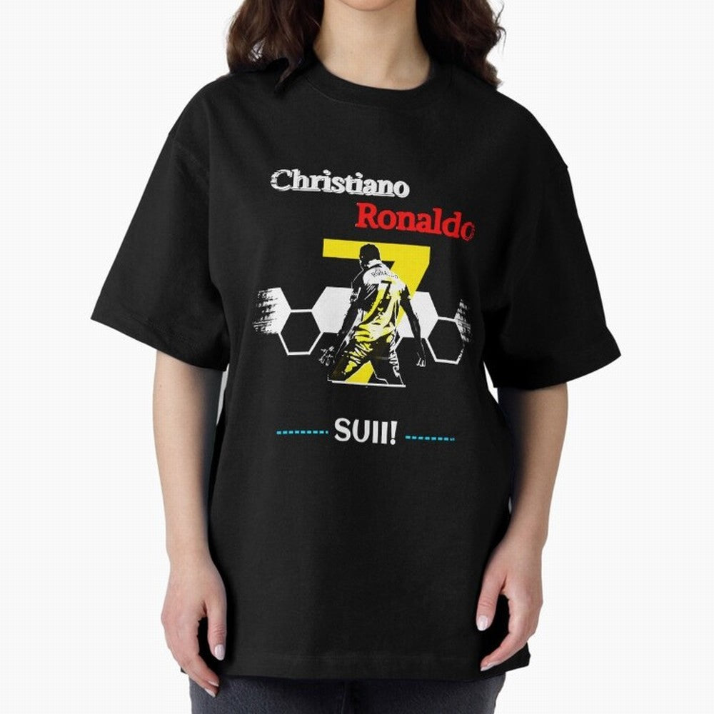 Cristiano Ronaldo Cr7 Oversized T-Shirt Experience FIFA World Cup 2026 for Fans of Messi and Spain, Bringing Football History, Final Match Energy, Crowd Noise and Once in a Lifetime Moments; Perfect for Fans, Collectors, Family Gatherings, Watch
